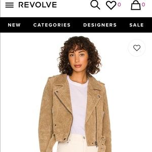 Revolve blank nyc suede motto jacket
